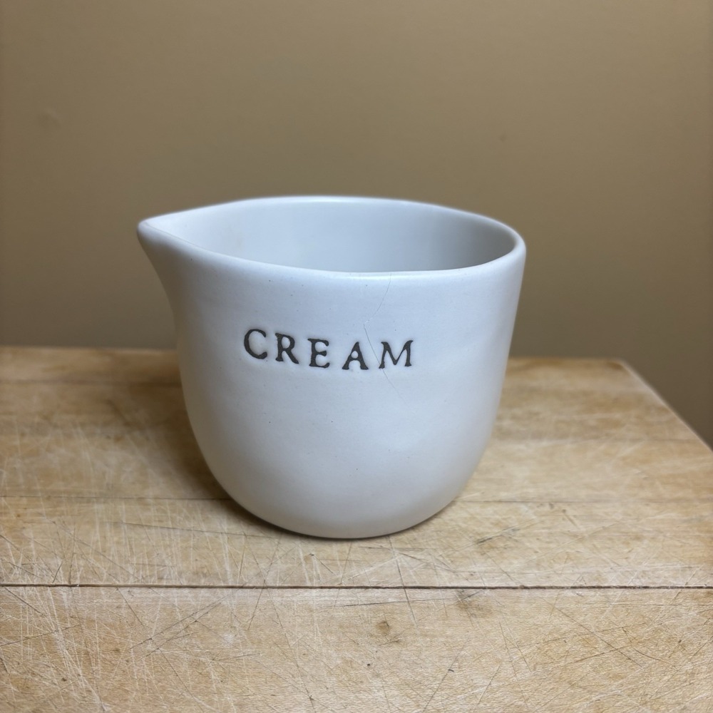 Hearth and & Hand Magnolia Stoneware Cream Cellar Creamer